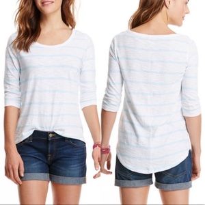Vineyard Vines Anguilla Top Stripe - Crystal Blue